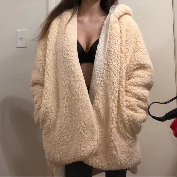 Urban Outfitters Jackets & Coats | Bdg Carmella Reversible Hooded Teddy